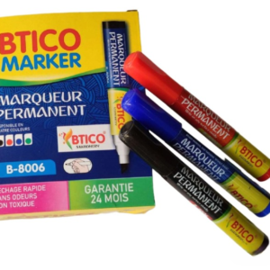 Marqueur permanent 8006  Bleu / Noir / Rouge