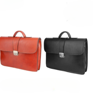 cartable veritable cuir ref VR-136 (un seul comportement)