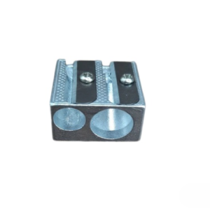 taille crayon metal 2 troux