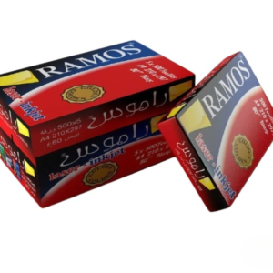5 x 500 feuilles A4 210x297 80grs blanc Ramos