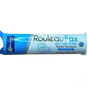 rouleau fax papier thermique 210mm x 25m