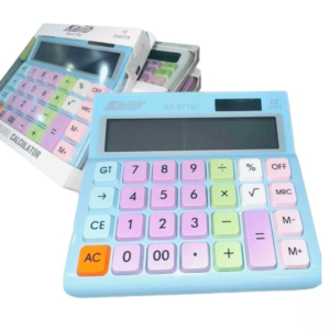 calculatrice bureautique 12 digts 2 way power ref KA-8719
