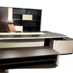 bureau moderne + table basse + armoire + retoure de bureau